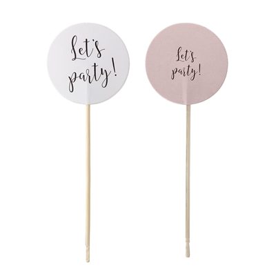 Deko Stick - Rosa - Papir