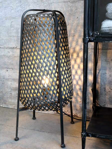 Lampe i flet - Antique kul