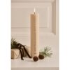 Kalenderlys 1-24 - Kit m.rustic brown tal