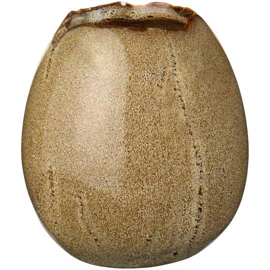 Vase til 1 blomst - Æg - Brun